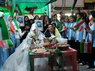آئین ازدواج زوج انقلابی در تجمعات شبانه مرودشت