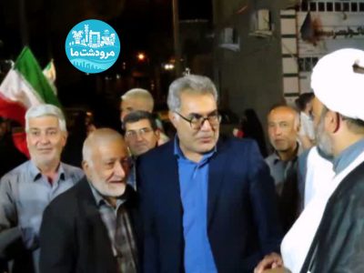 حضور فرماندار مرودشت درتجمعات شبانه سیدان