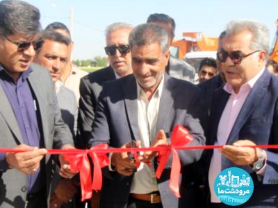 افتتاح زمین چمن مصنوعی شهر فتح آباد مرودشت