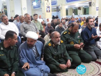 مراسم سالگرد ارتحال امام خمینی(ره) در حسینیه سیداشهدا سیدان برگزار شد