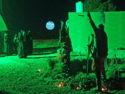 نمایشگاه کربلا تا شام در روستای احمدابادکته