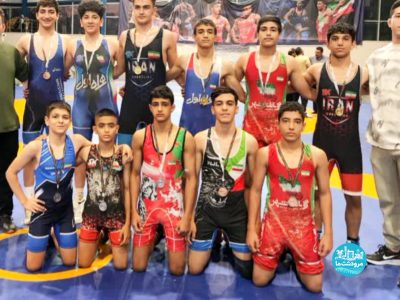 قهرمانی نونهالان کشتی مرودشت درفارس