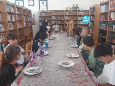 برنامه سرآشپز کتابخوان در کتابخانه پردیس مرودشت