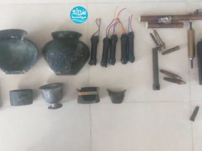 کشف اشیا تاریخی از قاچاقچیان در مرودشت