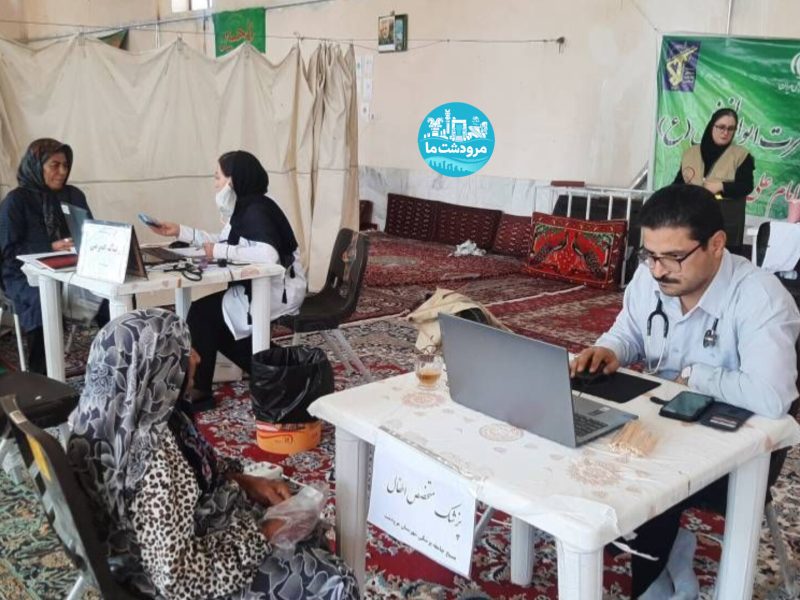 اردوی جهادی سلامت به روستای نوسنجان رسید